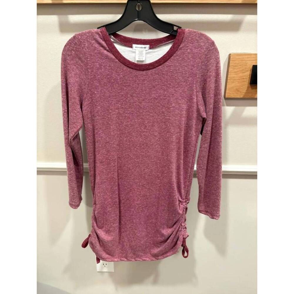 NEW AREA CODE 407 girl's crew neck tee in red